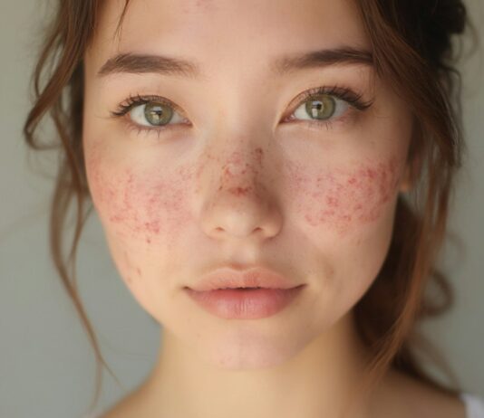 “기분은 안 좋은데 이유가 없다?”…그건 ‘체내 염증’ 때문일 수 있습니다 A young woman with freckles on her face